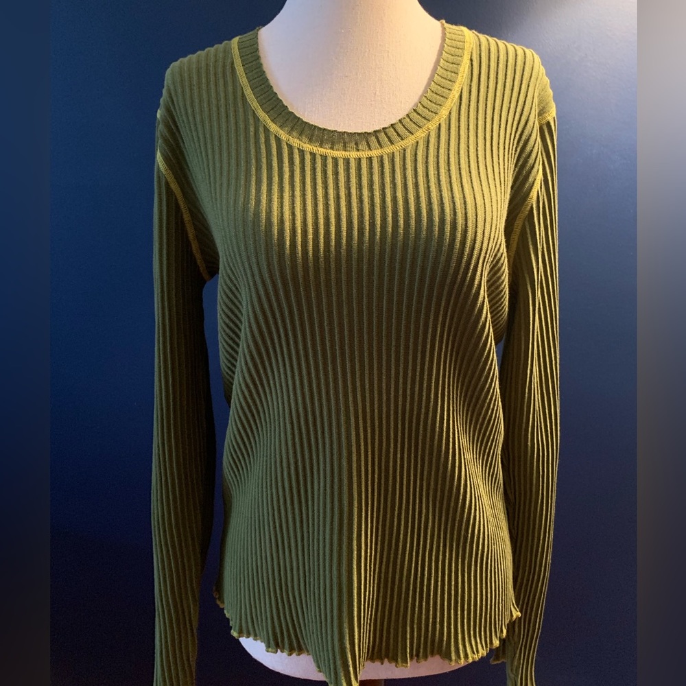 NWT - OTD - Green Long Sleeve Top